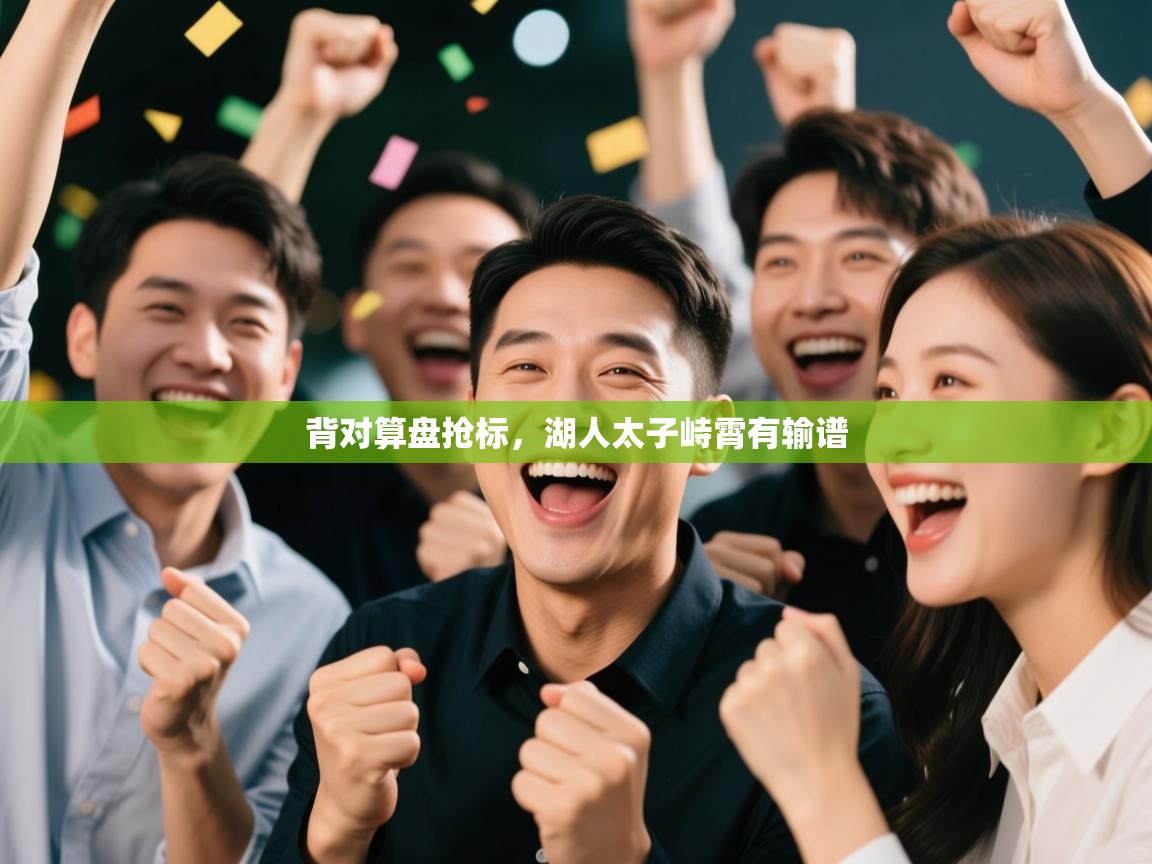 背对算盘抢标，湖人太子峙霄有输谱  第1张