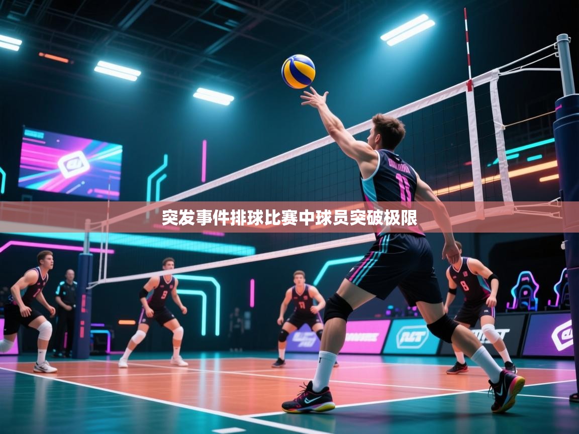 突发事件排球比赛中球员突破极限  第1张